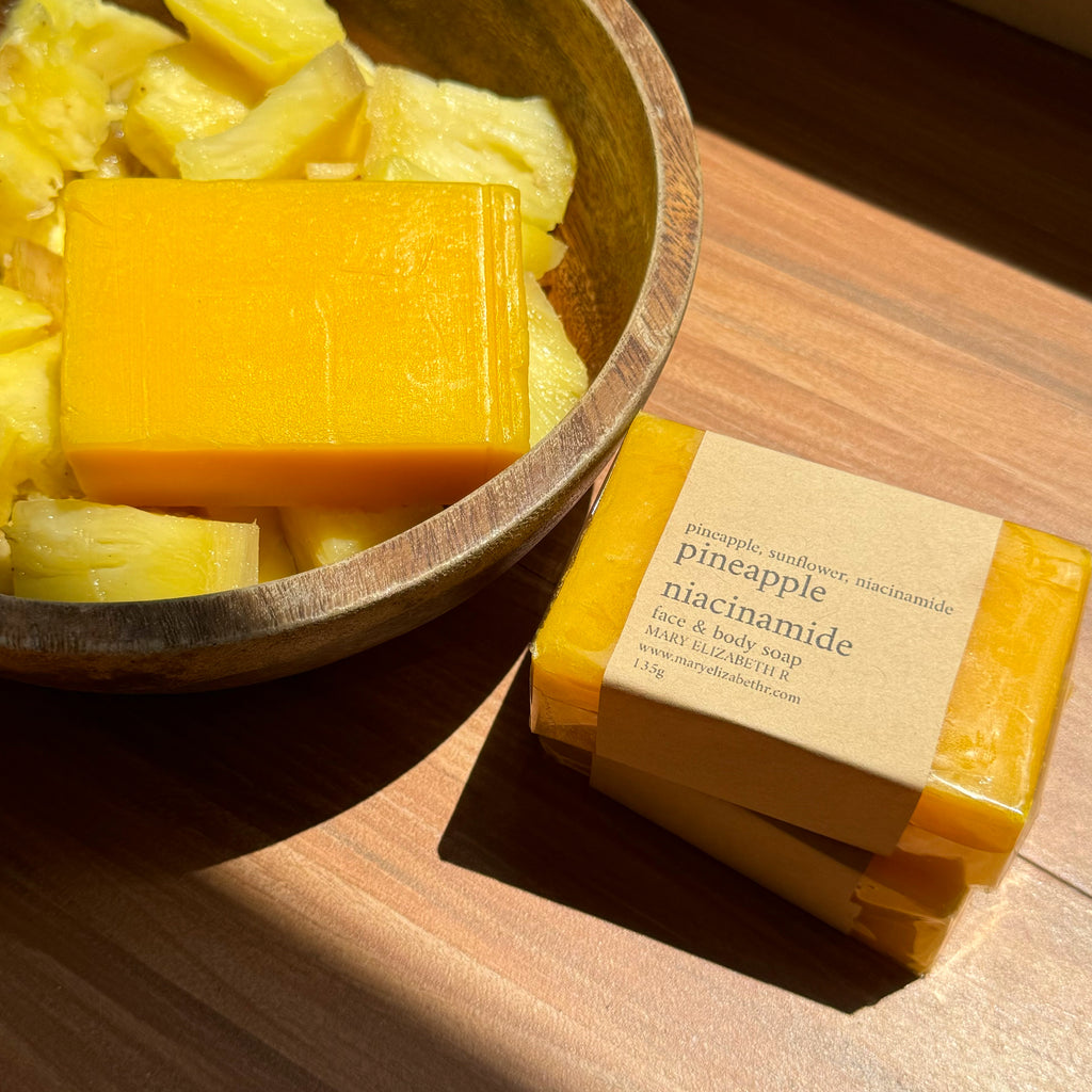 Mary Elizabeth R Pineapple Niacinamide Bar – Mary Elizabeth R